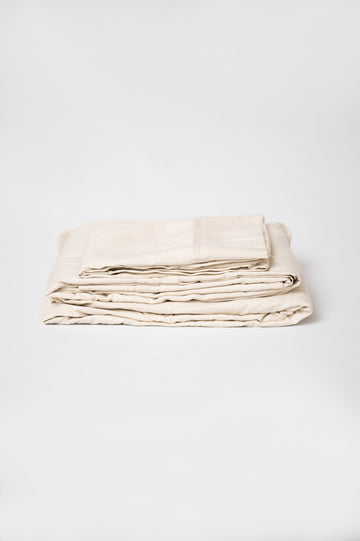 4 Piece Cream Bamboo Full Hypoallergenic Sheet Set Cream Bamboo