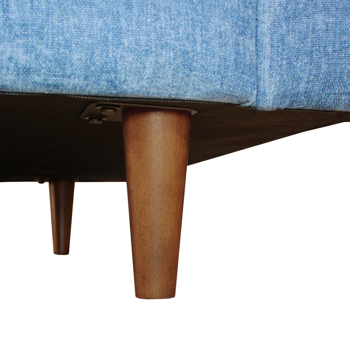 Anderson Chair Denim Blue Blue Upholstered