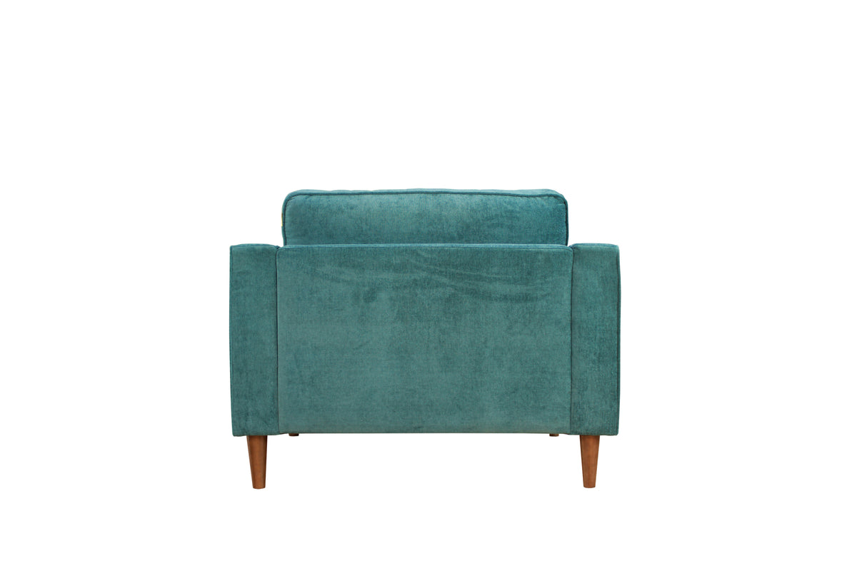 Anderson Chair Turquoise Green Upholstered