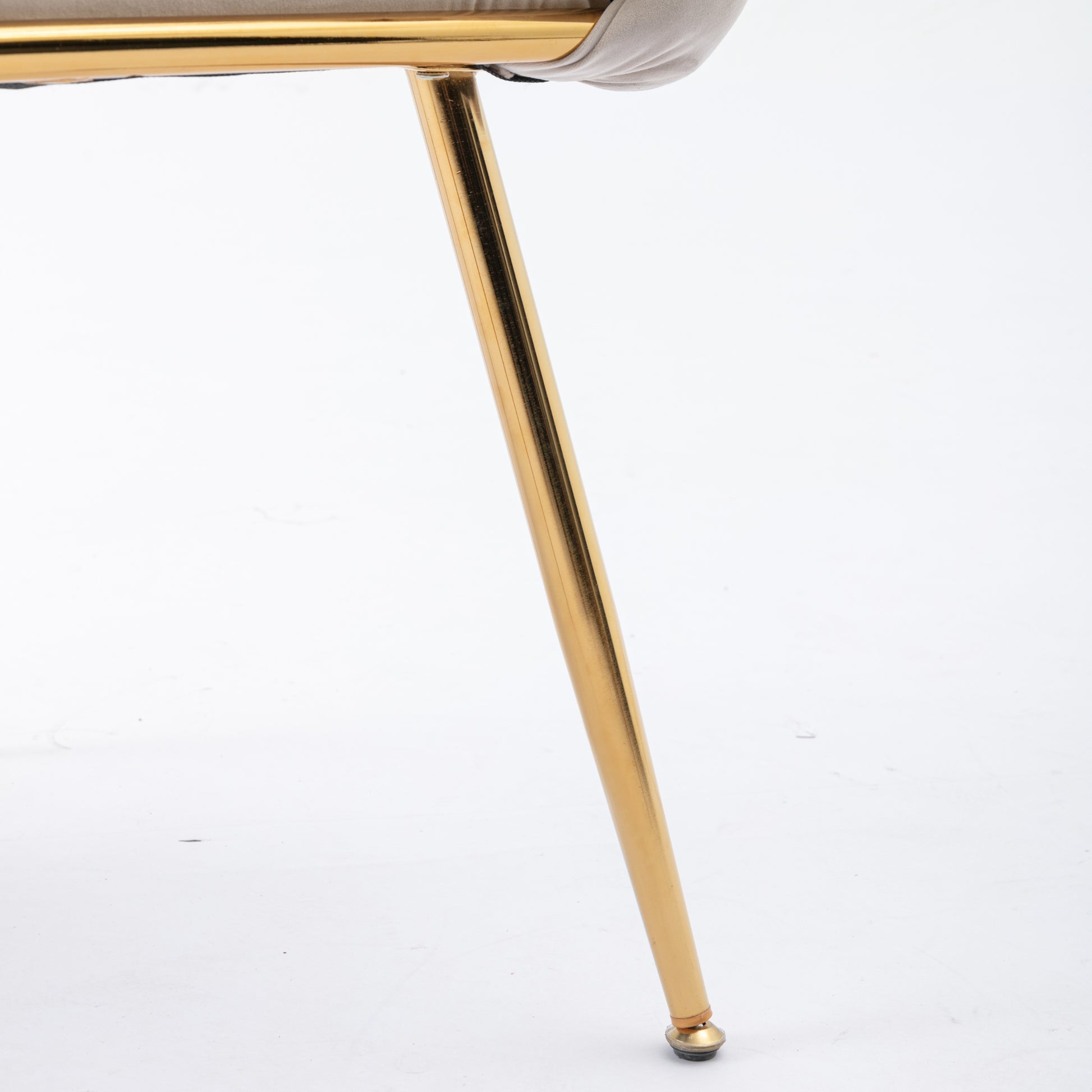 Luxury Modern Simple Leisure Velvet Single Sofa Chair Bedroom Lazy Person Household Dresser Stool Manicure Table Back Chair Beige Beige Velvet