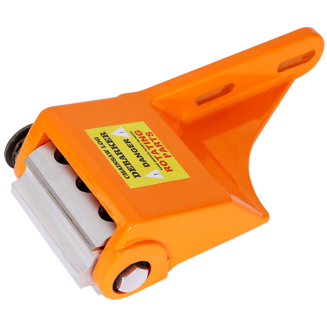 Log Peeler ,Debarker Tool ,Chainsaw Debarker Attachment, Log Debarking Tool Orange Steel