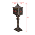 Cast Aluminum Mail Box,Postal Boxmailbox Color Bronze Bronze Aluminium
