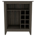 Canaan 6 Bottle 1 Drawer 1 Shelf Bar Cabinet Carbon Espresso Brown Particle Board