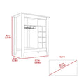 Canaan 6 Bottle 1 Drawer 1 Shelf Bar Cabinet Carbon Espresso Brown Particle Board