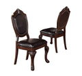 Formal Dining Room Table W Leaf 2X Arm Chairs And 6X Side Chairs Brown 9Pc Set Dining Table Double Pedestal Base Royal Rectangle Table Brown Wood Dining Room Solid Wood Rubberwood Rectangular Dining Table With Chair Wood Wood Brown Seats 8