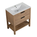 30 Inch Bathroom Vanity Plywood With 2 Drawers Bvb01030Imo Bl9075B 2 Imitative Oak 1 Bathroom Freestanding Modern Plywood
