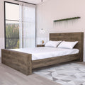Monroe Rectangle Full Bed Frame Dark Brown Full Dark Brown Particle Board
