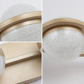 Same As W134067503 L2001 Modern Minimalist Gold Bathroom Vanity Light, 4 Bulb Acrylic Shades, Wall Mounted Decorative Lighting Fixture, Suitable For Bathroom Vanity Mirror Golden Iron