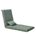 Foldable Portable Chair For Outdoor Travel, Picnic, Bbq,Camping Folding Adults With Carry Bag,Portable Chair For Outdoor Travel, Fourteen Position Adjustable Recliner Light Green Cotton Metal