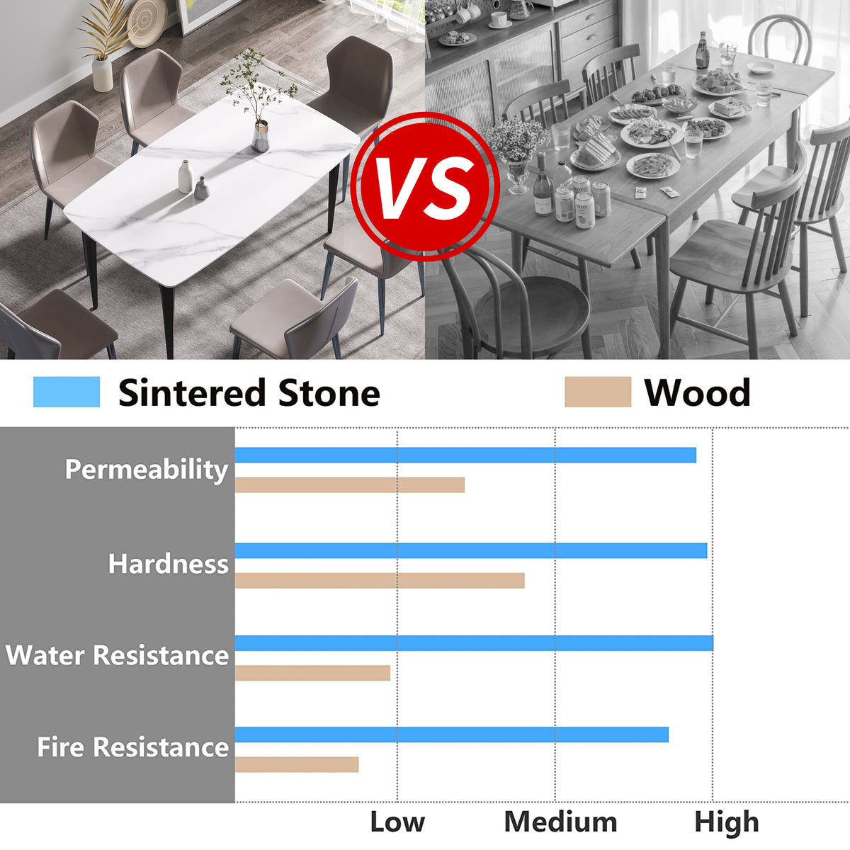 63"Modern Artificial Stone White Curved Black Metal Leg Dining Table 6 People White Metal Sintered Stone