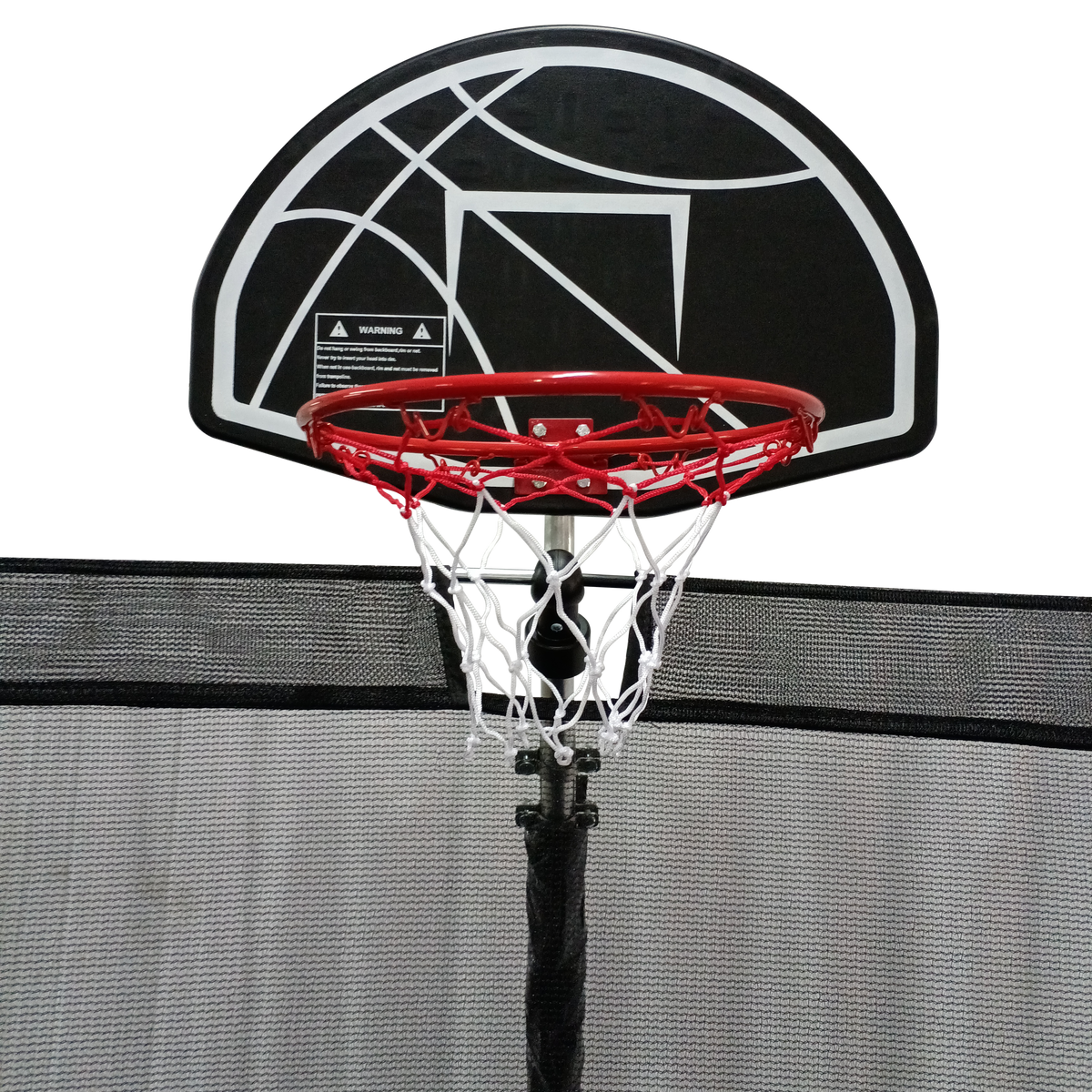15Ft Trampoline With Basketball Hoop Recreational Trampolines With Ladder ,Shoe Bag And Galvanized Anti Rust Coating Army Green Steel