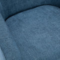 Garland Cadet Blue Wood Base Swivel Chair Blue Foam Polyester