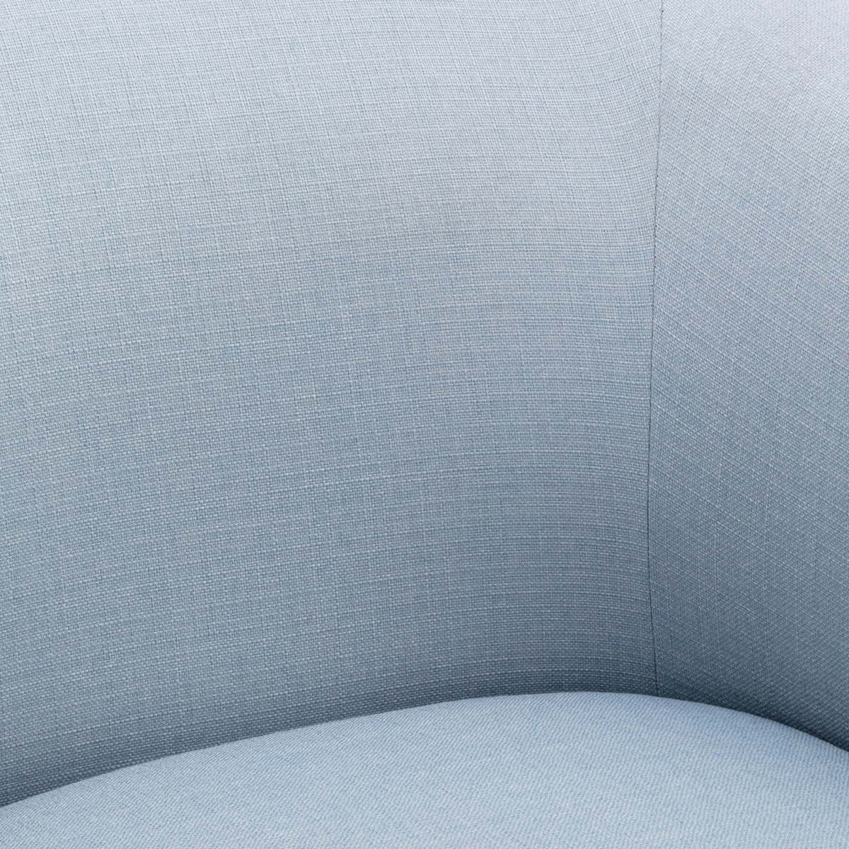 Earl Sky Blue Skirted Swivel Chair Light Blue Foam Polyester
