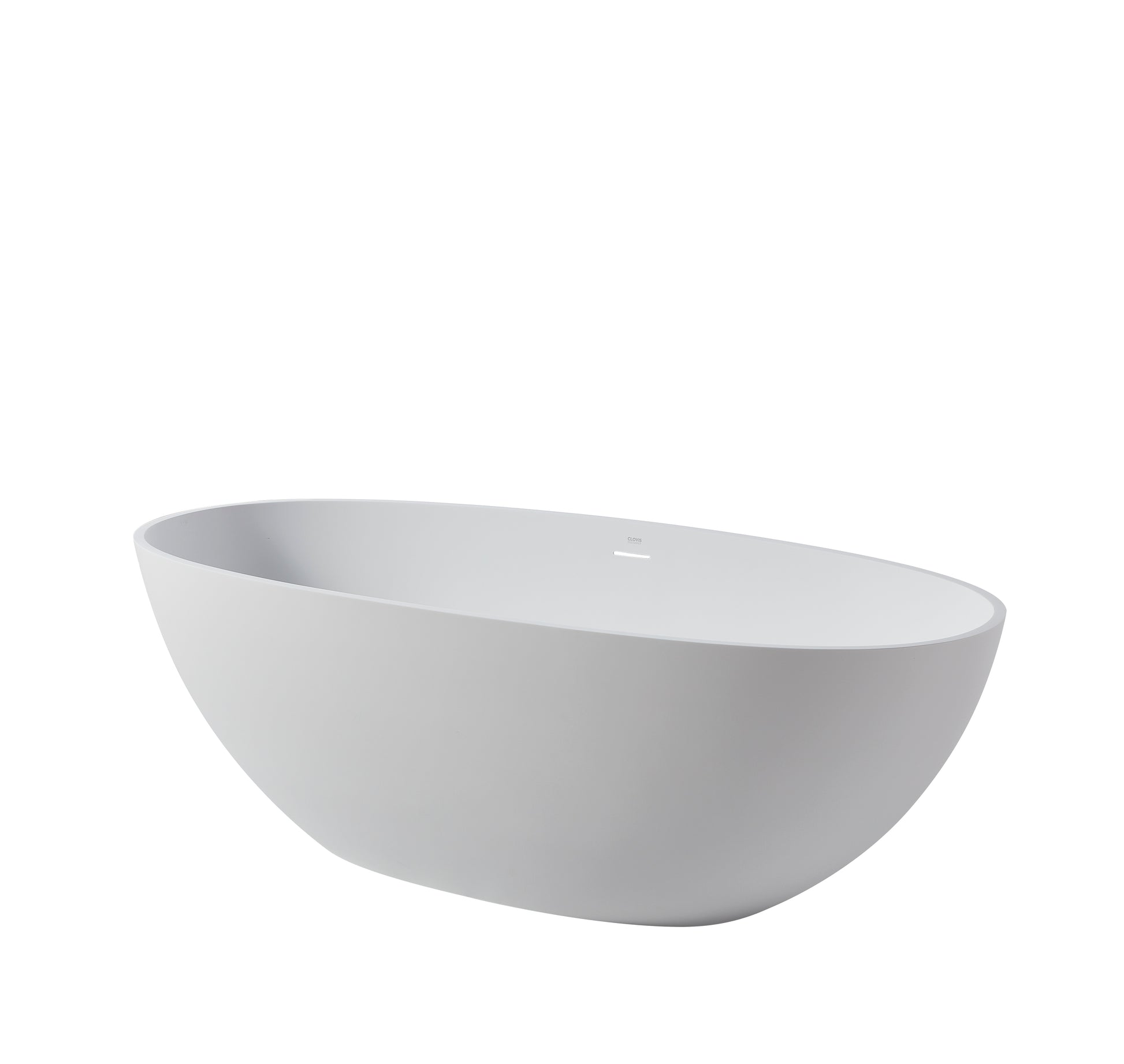 Solid Bathtub Drain Kit With Overflow 22S02P01 White Stainless Steel