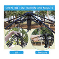Camping Dome Tent Is Suitable For 2 3 People, Waterproof, Spacious, Portable Backpack Tent, Suitable For Outdoor Camping,Hiking Multicolor Classic Polyester