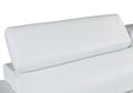 Genuine Leather Chair White Foam Leather