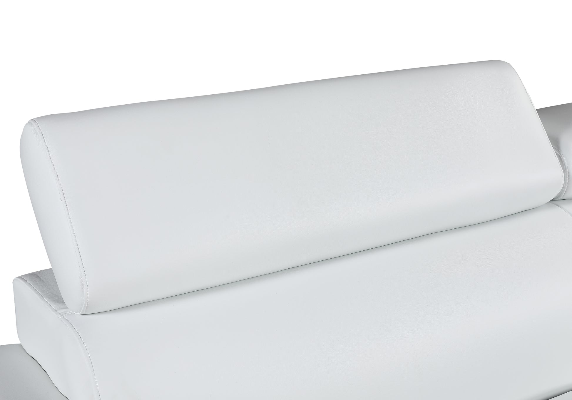 Genuine Leather Chair White Foam Leather