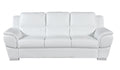 Genuine Leather Sofa White Foam Leather