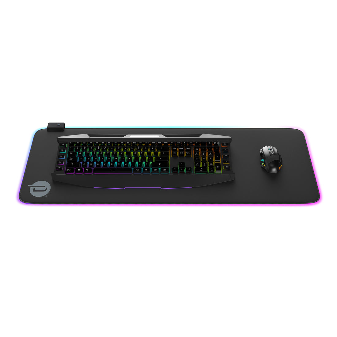 Mouse Pad Dardashti Led Black Nylon