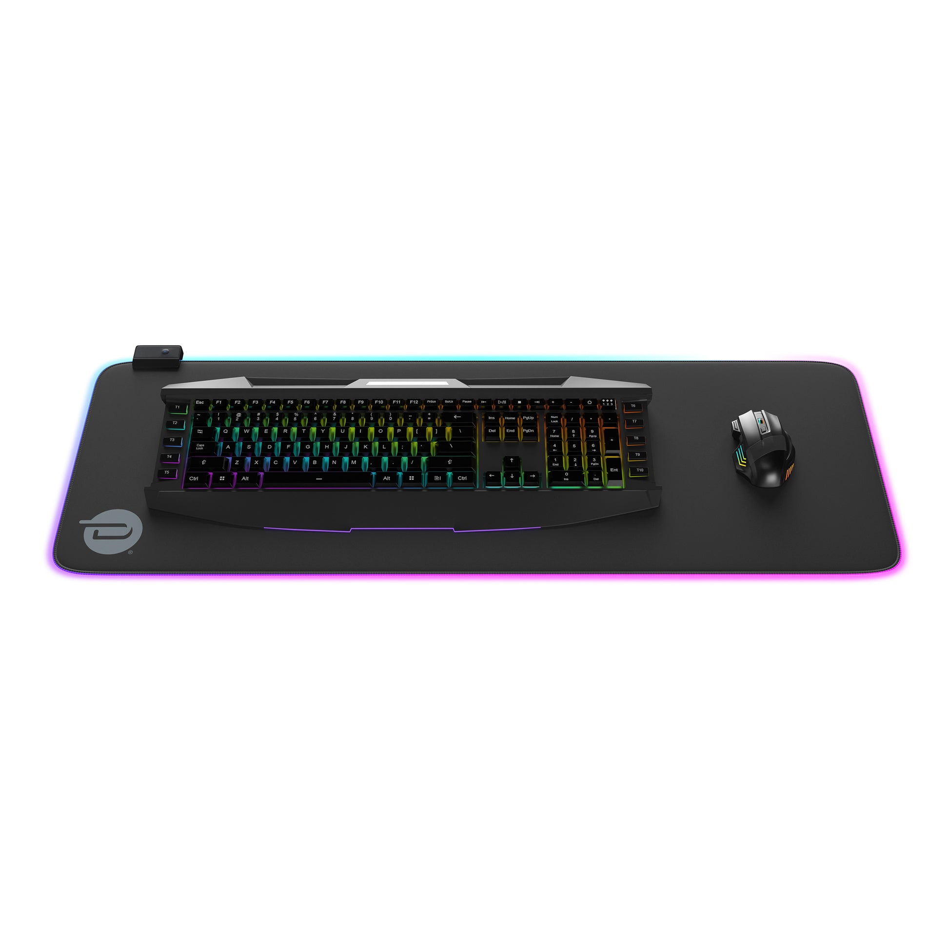Mouse Pad Dardashti Led Black Nylon