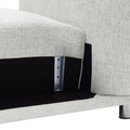 Fabric Accent Cotton Linen Chair Single Sofa 42