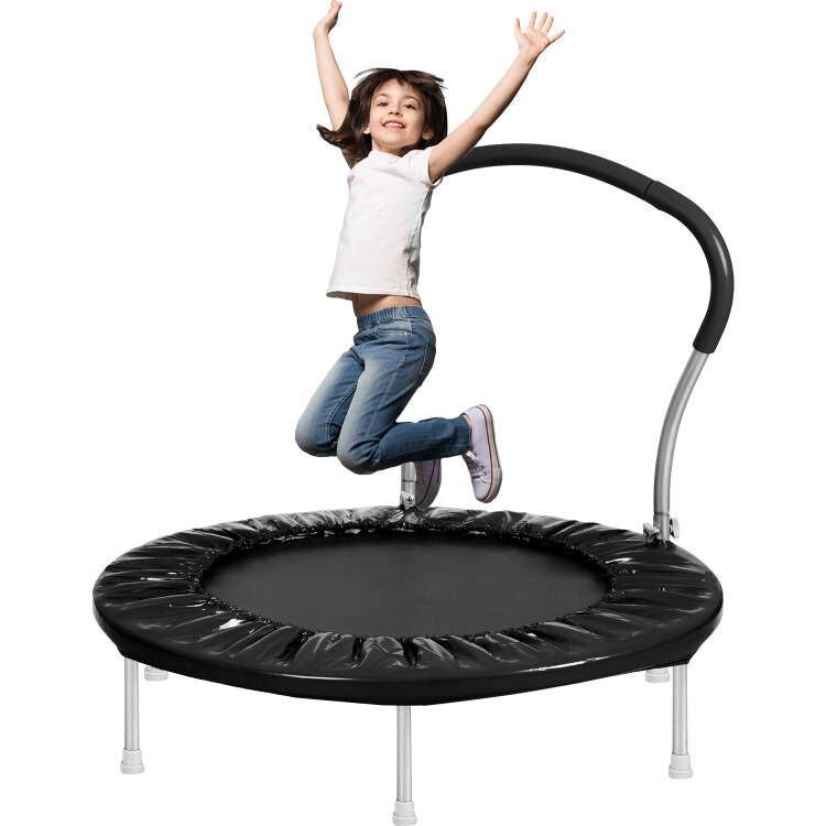 36" Trampoline With Handle Bk Metal Black Metal