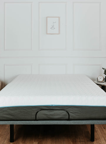 Copper Infused 12 In Soft Memory Foam Queen Mattress White Gray Polyurethane