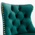 Golden Swivel Velvet Barstools Adjusatble Seat Height From 25 33 Inch, Modern Upholstered Bar Stools With Backs Comfortable Tufted For Home Pub And Kitchen Island Green,Set Of 2 Green Foam Velvet