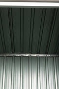 6Ft X 4Ft Outdoor Metal Storage Shed Grey Iron