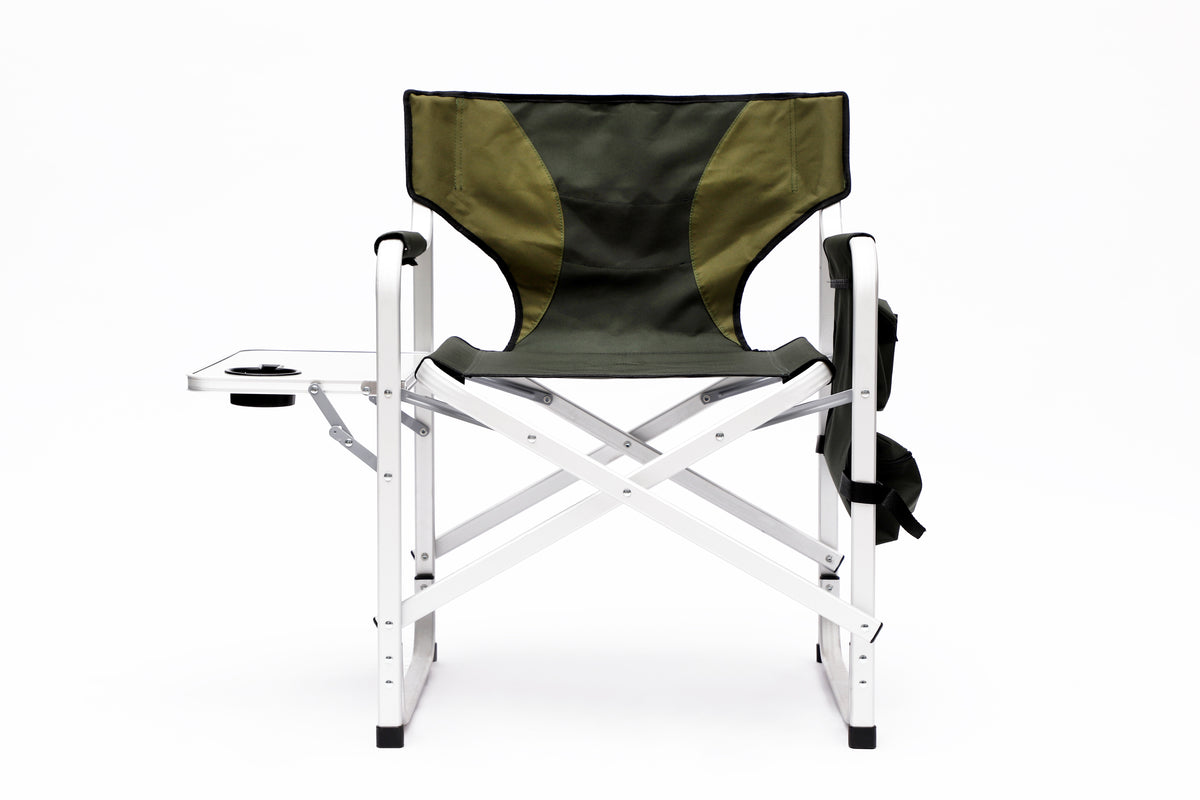 Set Of 3, Folding Outdoor Table And Chairs Set For Indoor, Outdoor Camping, Picnics, Beach,Backyard, Bbq, Party, Patio, Black Green Black Aluminum