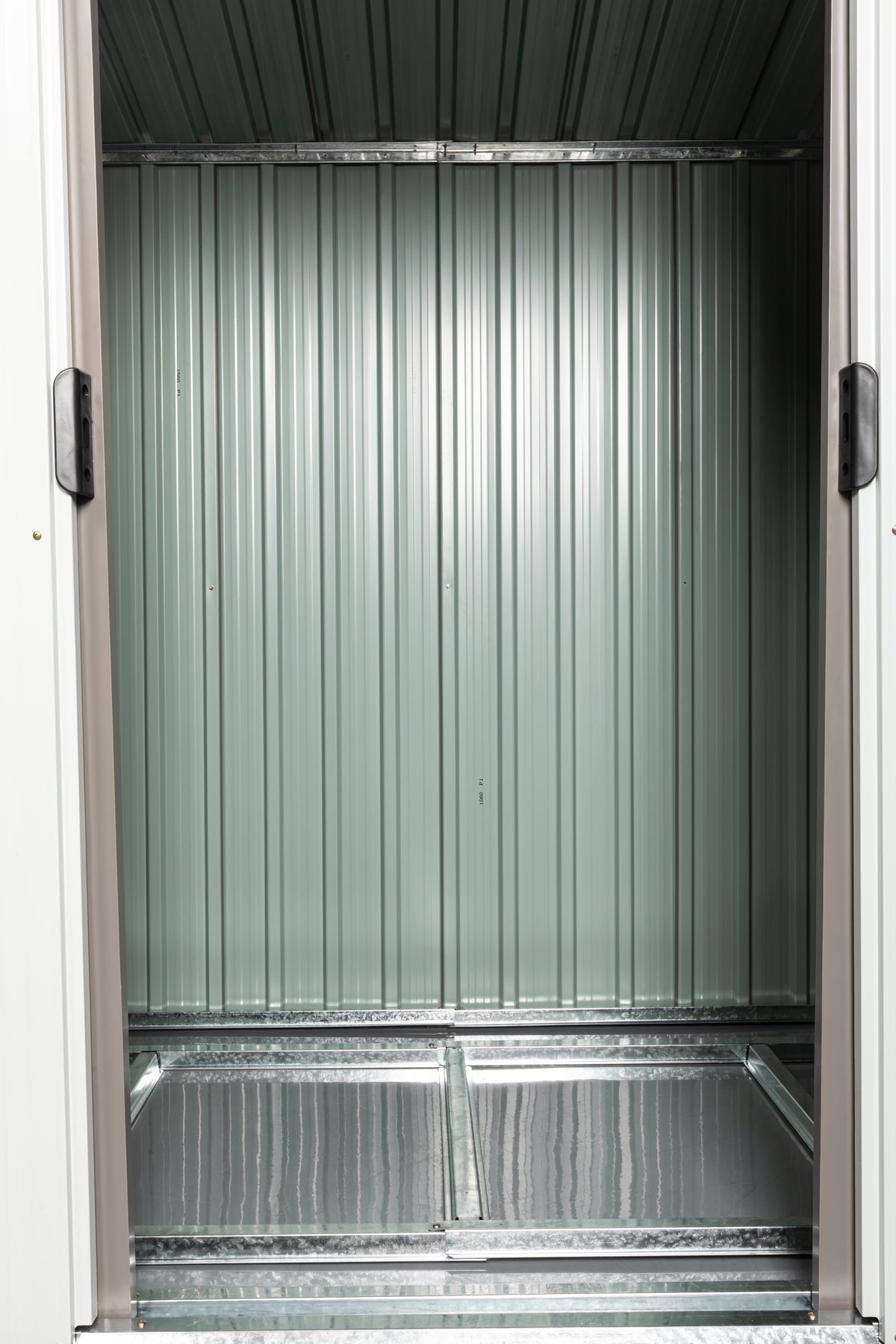 6Ft X 4Ft Outdoor Metal Storage Shed Grey Iron
