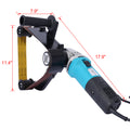 Stainless Steel Tube Belt Sander Polisher,Pipe Sander,Belt Grinder,110V 1300W With Alumina Oxide Sanding Grinding And Polishing Blue Plastic