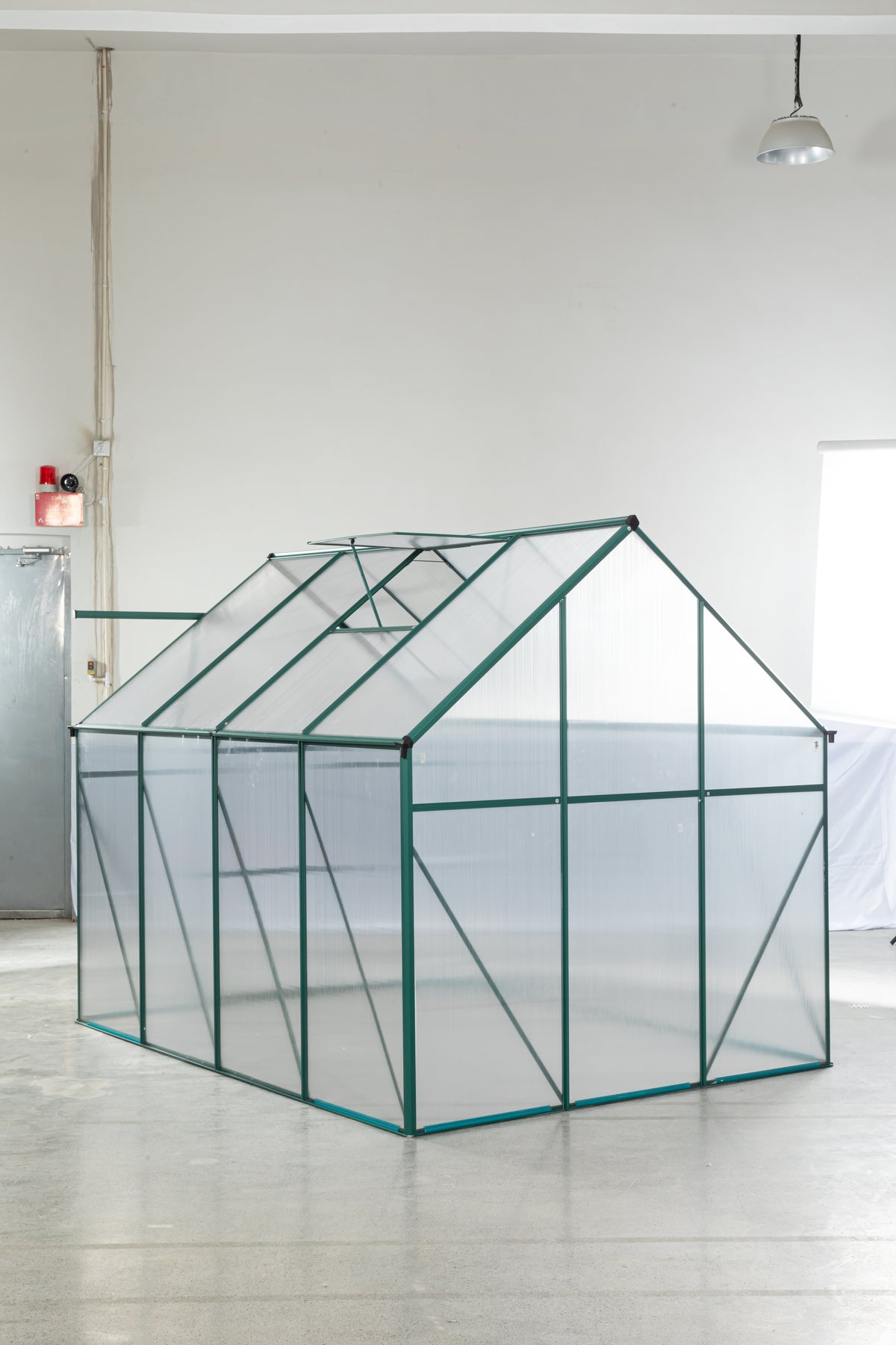 Green 6 X 8 Ft Outdoor Patio Greenhouse Green Aluminum