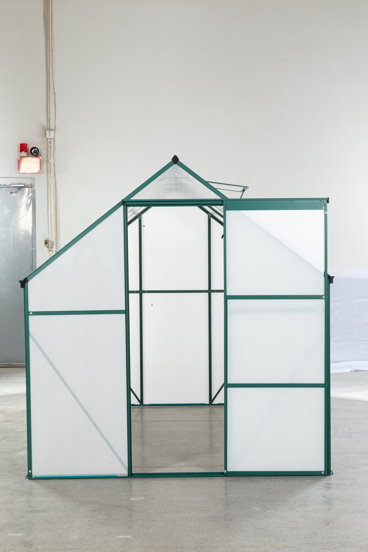 Green 6 X 8 Ft Outdoor Patio Greenhouse Green Aluminum