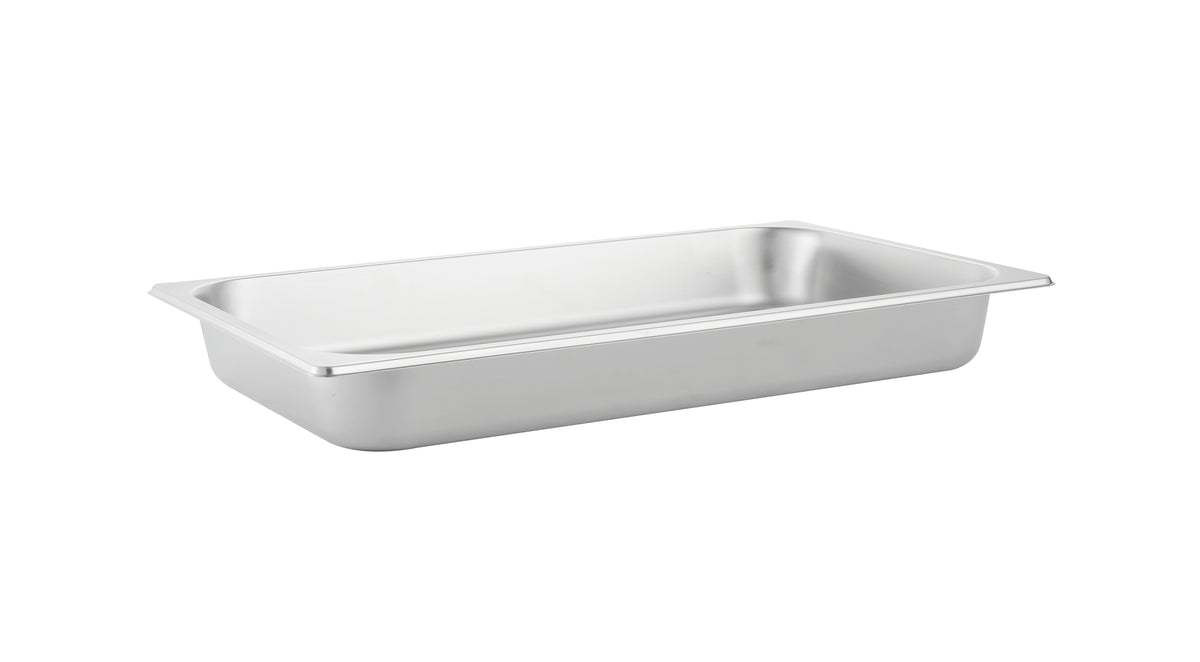 Buffet Catering Dish For Home And Outdoor 2 Sets Silver Stainless Steel