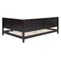 Full Size Wood Daybed Sofa Bed, Espresso Espresso Solid Wood Mdf