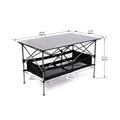 Set Of 3, Folding Outdoor Table And Chairs Set For Indoor, Outdoor Camping, Picnics, Beach,Backyard, Bbq, Party, Patio, Black Gray Black Aluminum
