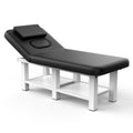 80 Inches Wide High Quality Furniture Beauty Salon Beauty Bed Modern Massage Bed Black Quality Leather Black Pu Leather