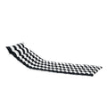 2Pcs Set Outdoor Lounge Chair Cushion Replacement Patio Funiture Seat Cushion Chaise Lounge Cushion Black White Black White Polyester