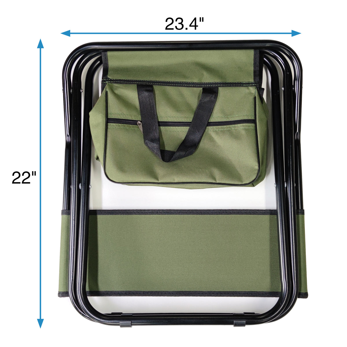 Set Of 3, Folding Outdoor Table And Chair Set For Indoor, Outdoor Camping, Picnics, Beach,Backyard, Bbq, Party, Patio, Black Green Black Aluminum