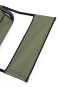 2 Piece Folding Outdoor Chair With Storage Bag, Portable Chair For Indoor, Outdoor Camping, Picnics And Fishing,Green Green Steel