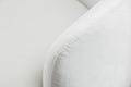 Velvet Fabric Swivel Accent Armchair Barrel Chair With Black Powder Coating Metal Ring,White White Foam Velvet
