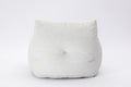 010 Soft Velvet Fabric Bean Bag Chair Filled With Memory Sponge,Ivory Ivory Velvet Soft Modern Foam Velvet