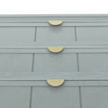3 Drawer Cabinet, American Furniture,Suitable For Bedroom, Living Room, Study Light Gray Mdf