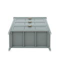 3 Drawer Cabinet, American Furniture,Suitable For Bedroom, Living Room, Study Light Gray Mdf