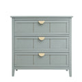 3 Drawer Cabinet, American Furniture,Suitable For Bedroom, Living Room, Study Light Gray Mdf