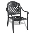 Cushions In Random Colors 3 Piece Set Of Cast Aluminum Patio Furniture With Cushions Yes Complete Patio Set Black Seats 2 Rust Resistant Frame Water Resistant Cushion Garden & Outdoor Complete Patio Sets Aluminium