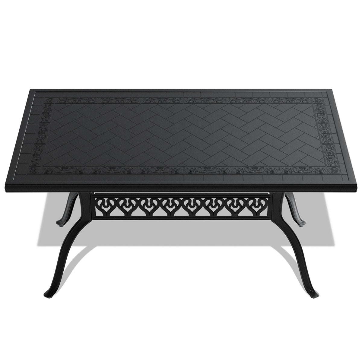 Cushions In Random Colors 5 Piece Set Of Cast Aluminum Patio Furniture With Cushions Yes Complete Patio Set Black Seats 4 Rust Resistant Frame Water Resistant Cushion Garden & Outdoor Complete Patio Sets Aluminium