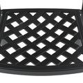 Cushions In Random Colors 3 Piece Set Of Cast Aluminum Patio Furniture With Cushions Yes Complete Patio Set Black Seats 2 Rust Resistant Frame Water Resistant Cushion Garden & Outdoor Complete Patio