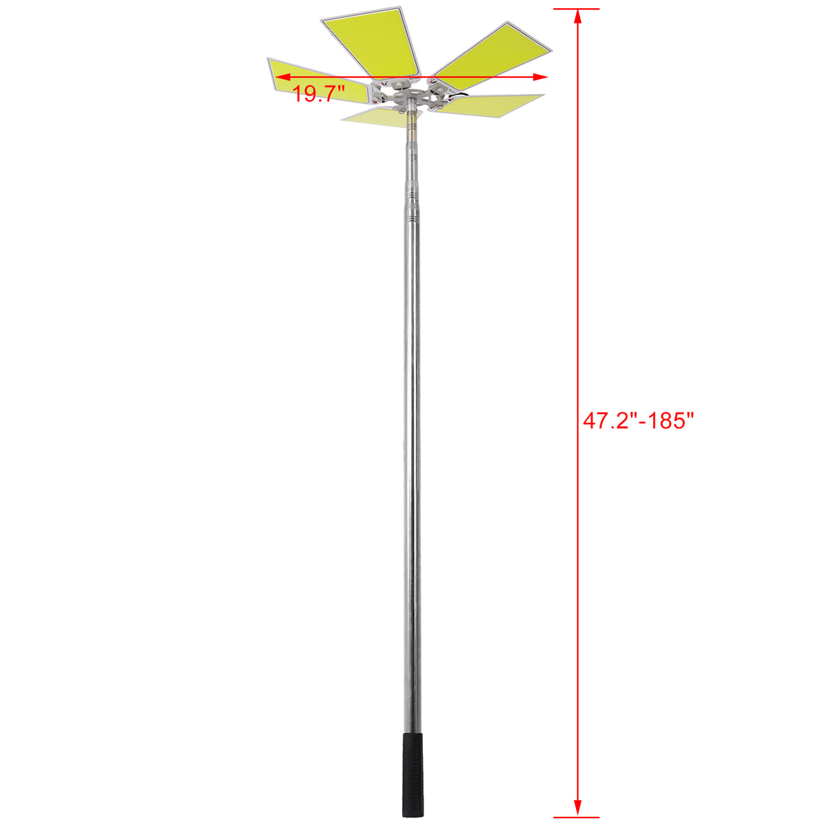 15000Lm Led Telescopic Camping Lights Portable Outdoor Camping Light Telescoping Pole Fishing Light At Night Flood Light Super Bright Emergency Light Backyard Lighting Black Metal